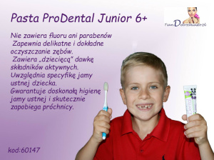Żelowa pasta do zębów dla dzieci „Prodental Junior”